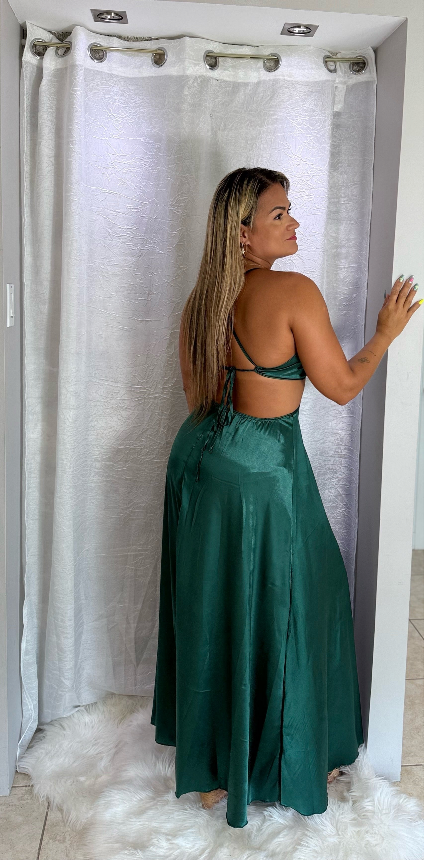 ✨ Sand Bar Dress – Emerald Edition ✨