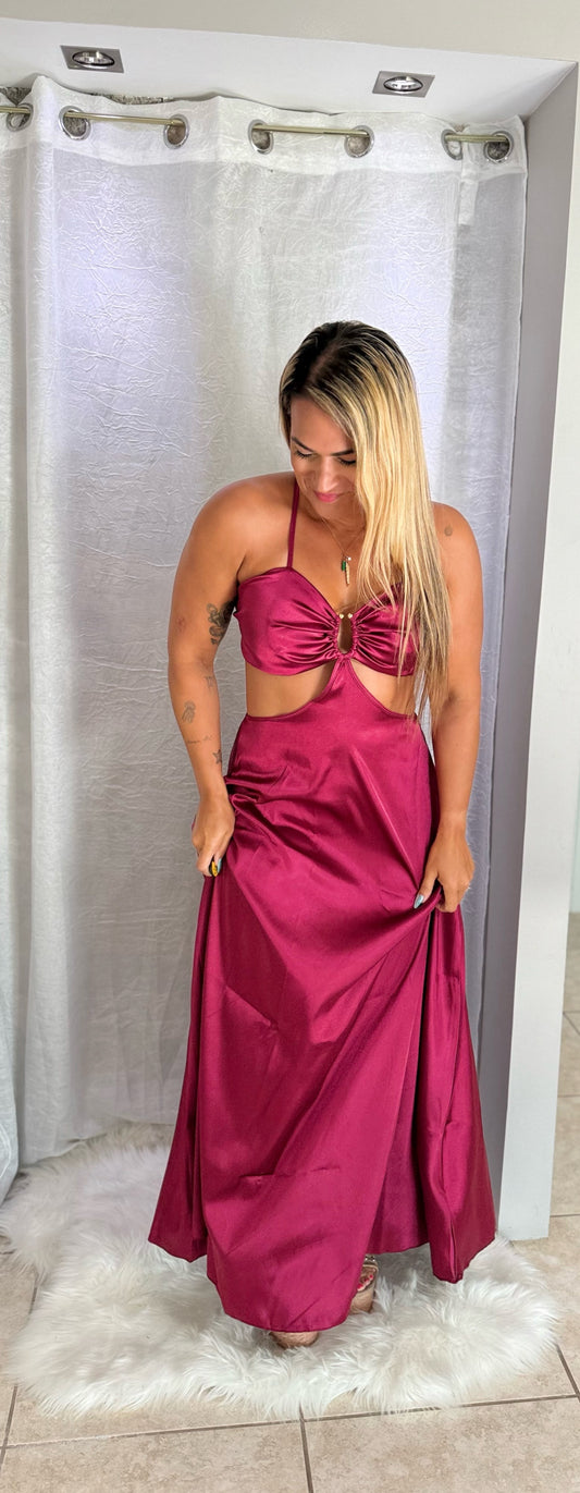 ✨ Sand Bar Dress – Wine Edition ✨