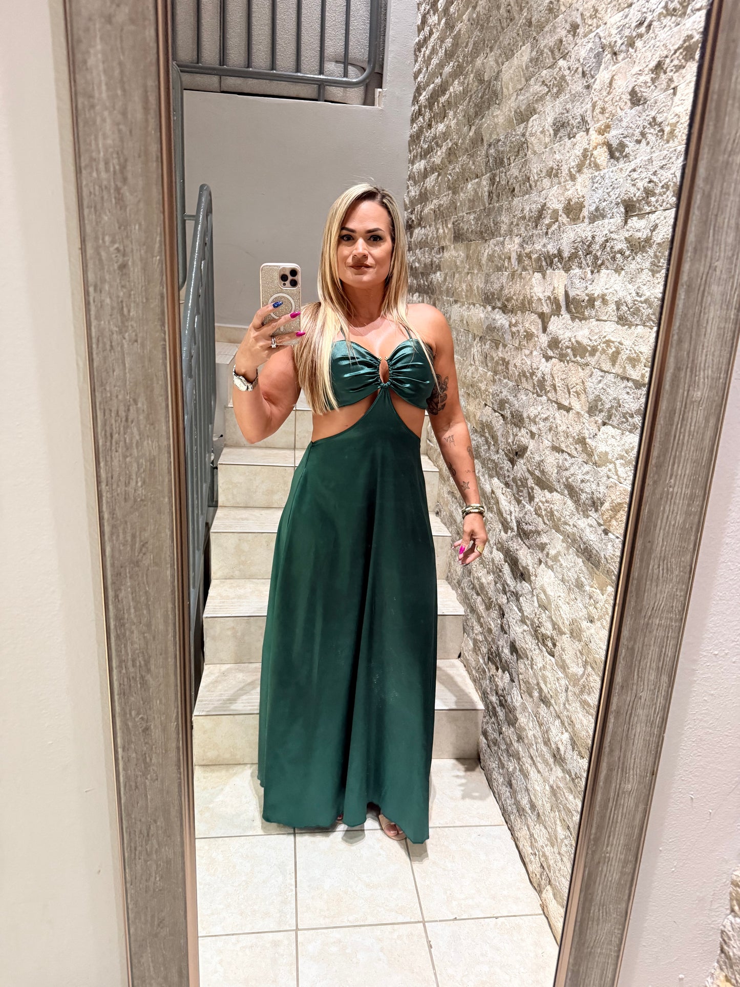 ✨ Sand Bar Dress – Emerald Edition ✨
