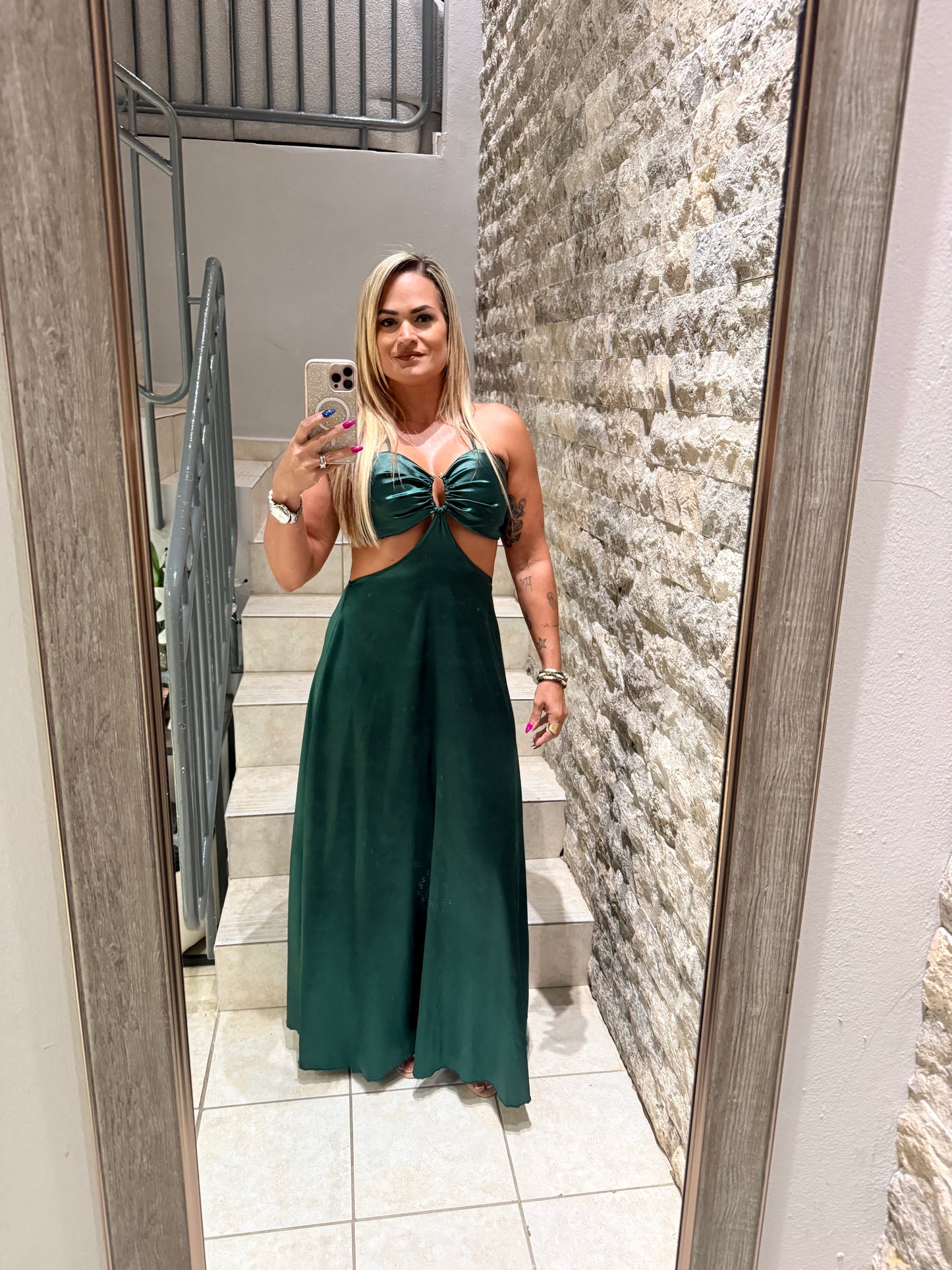 ✨ Sand Bar Dress – Emerald Edition ✨