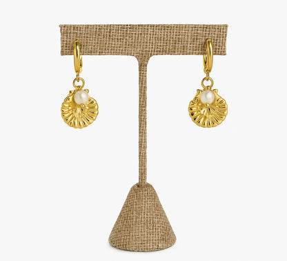 Shell & Perl Earrings 🐚
