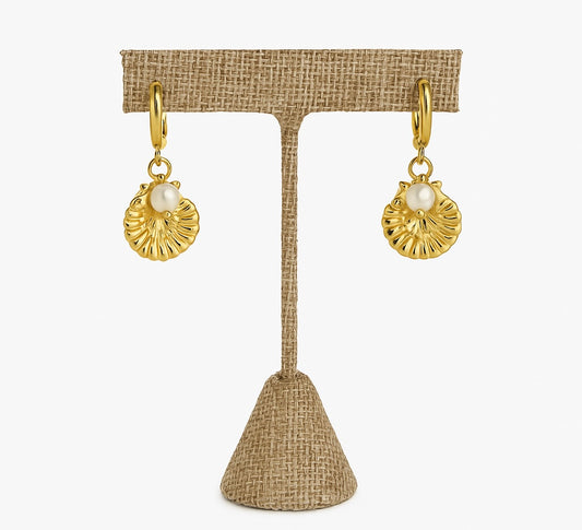 Shell & Perl Earrings 🐚