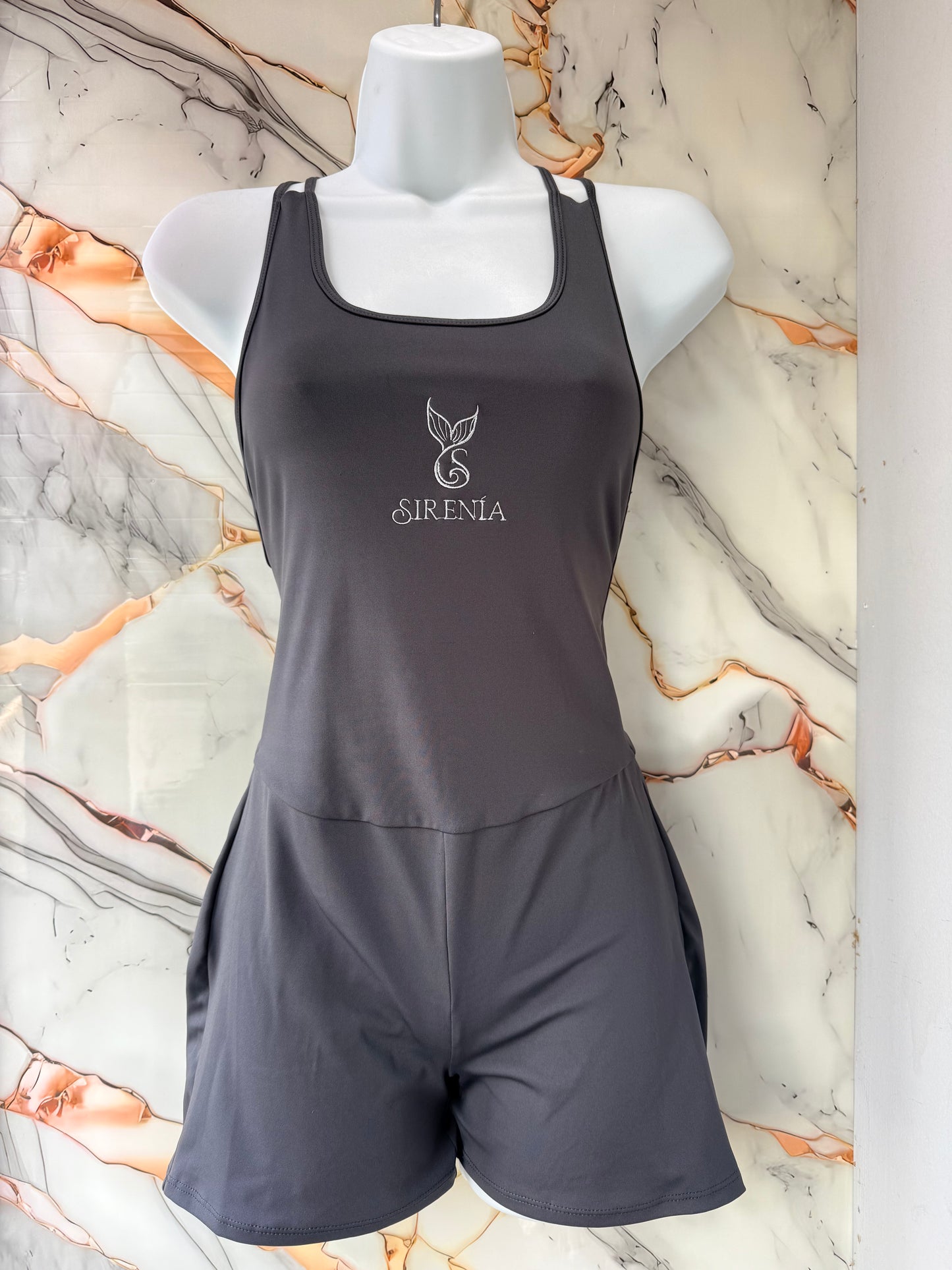 Cross Back Romper