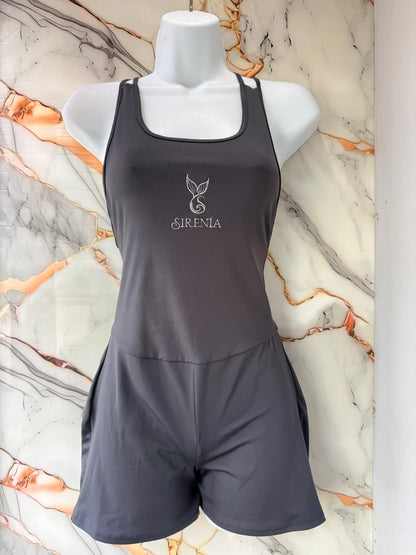 Cross Back Romper