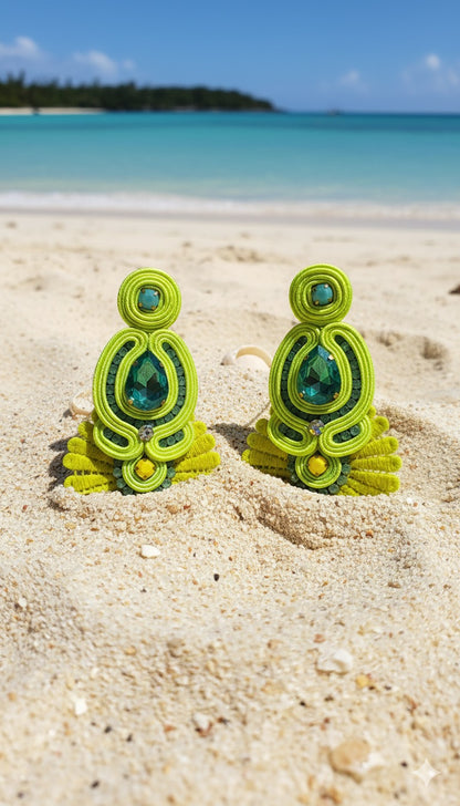 Emerald Lime Wave Drop