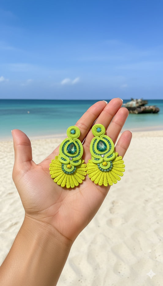 Emerald Lime Wave Drop