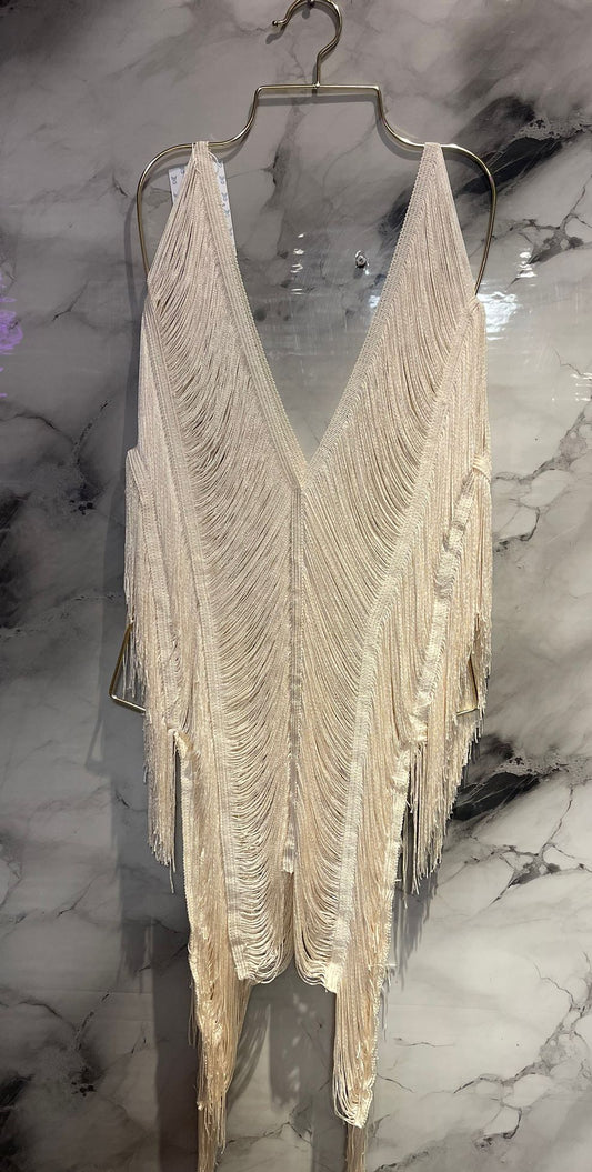 Ocean Mirage Fringe Cover Up